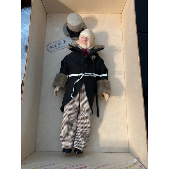 Vintage Effanbee W.C. Fields Centennial Doll 2587 Hat Original Box Estate 14" - Picture 1 of 6
